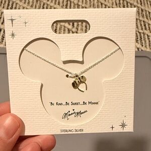 Disney Minnie Mouse Sterling Silver Necklace